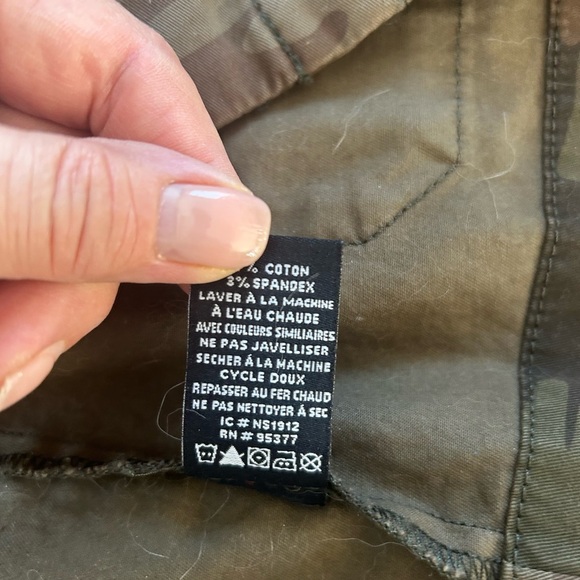 Sanctuary Standard Surplus Jacket Womens Camo Safari Boho Streetwear Zipper SZ S - Picture 8 of 9